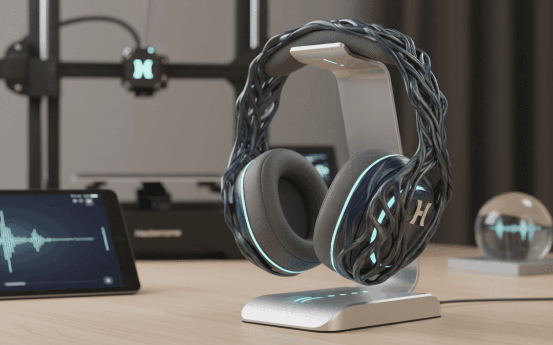 سماعات Head(amame) Pro المطبوعة ثلاثي الأبعاد ثورة صوتية