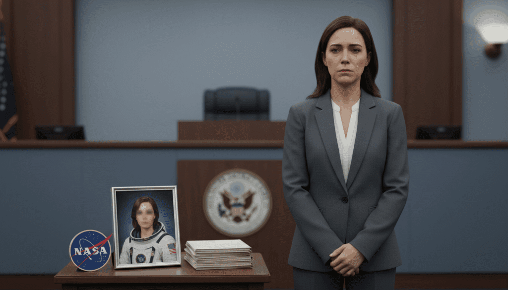 الصفحة الرئيسية A woman admits to lying about her astronaut wife and legal troubles