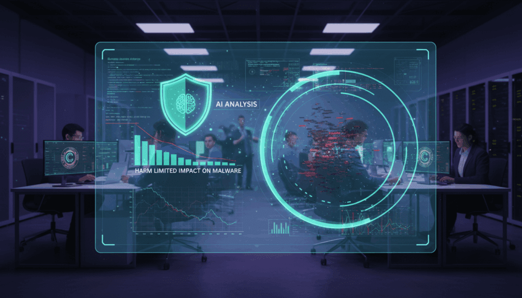 الصفحة الرئيسية AI analysis of harm limited impact on malware