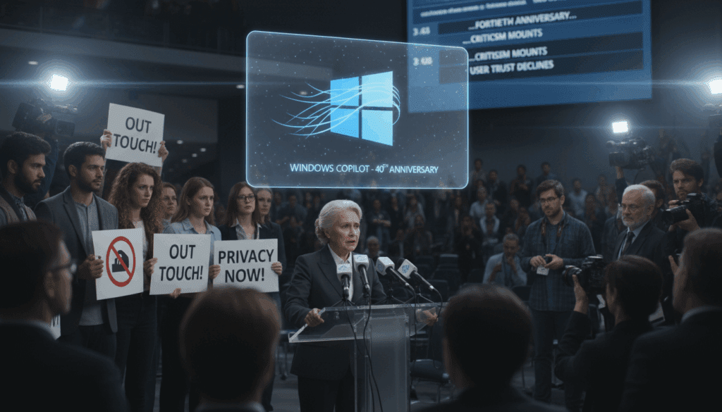 الصفحة الرئيسية As the fortieth anniversary of Windows Copilot approaches it faces criticism