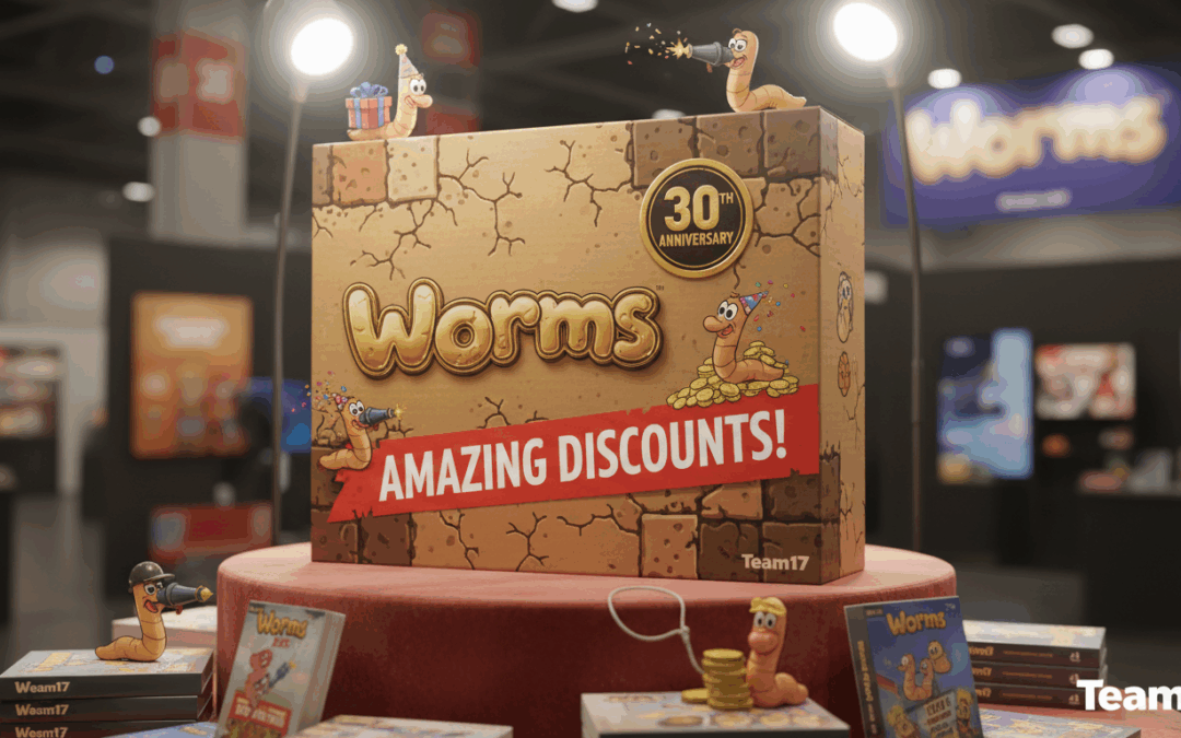 احتفل بمرور 30 عاماً على سلسلة Worms مع تخفيضات مذهلة