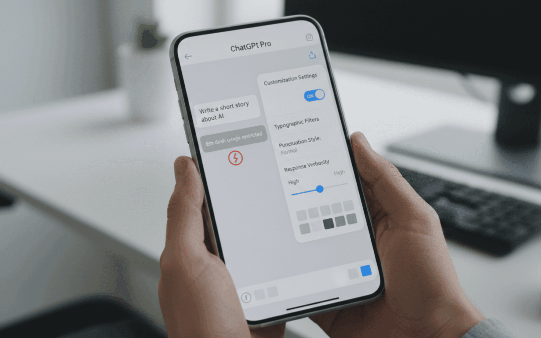 ChatGPT تحديث جديد يمنع استخدام Em Dash ويدعم التخصيص