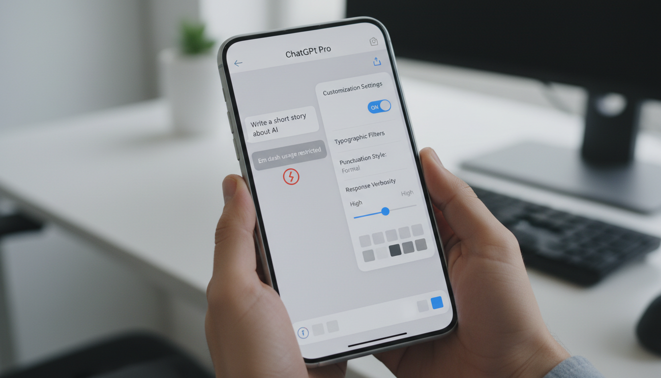 ChatGPT-new-update-prevents-the-use-of-em-dash-and-supports-customization