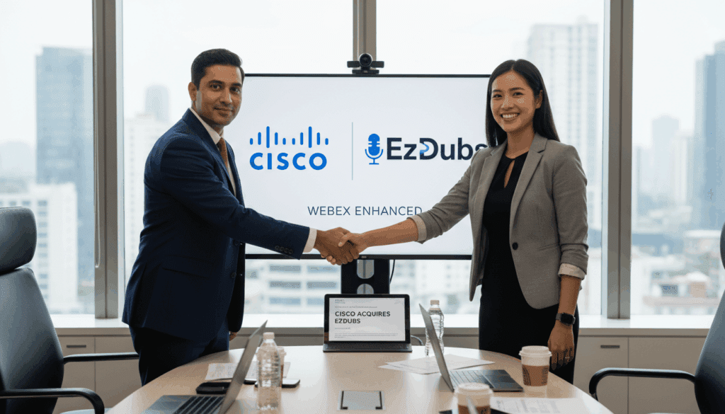 Ciscos acquisition of EzDubs to enhance Webex services