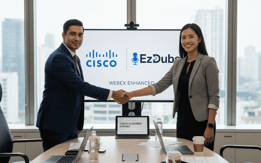 استحواذ Cisco على شركة EzDubs لتحسين خدمات Webex
