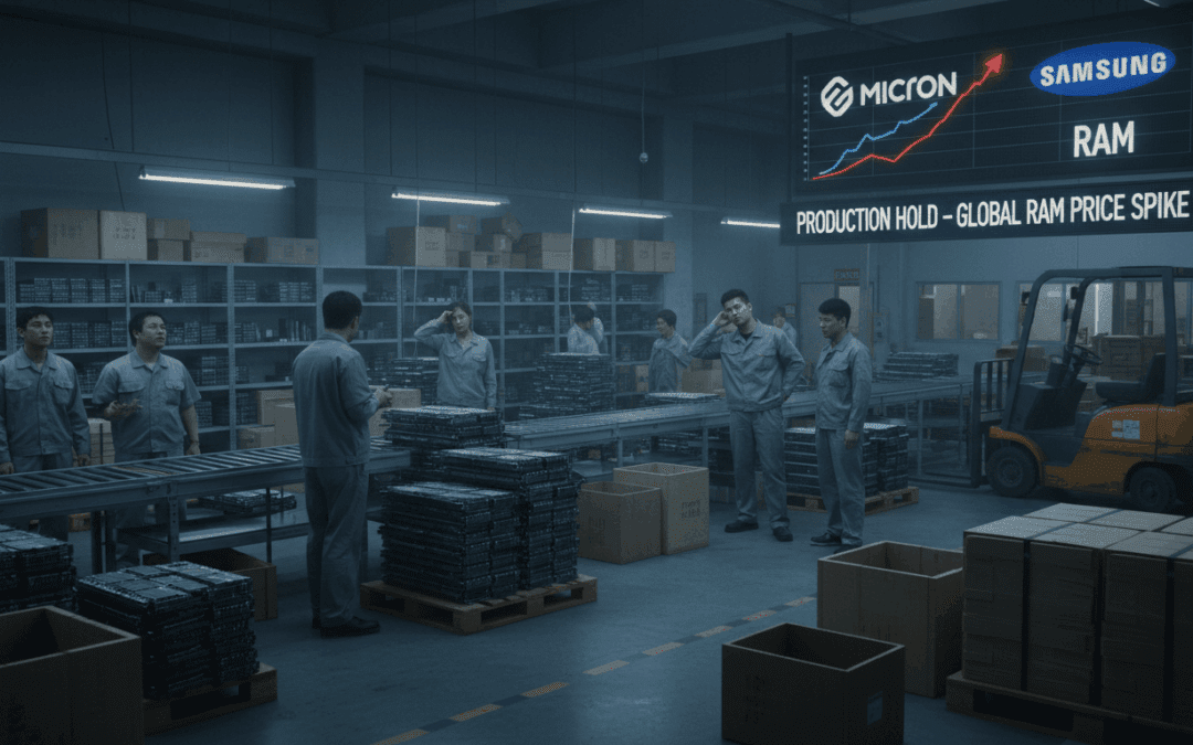 تأجيل الشركات المصنعة لوحدات الذاكرة بسبب ارتفاع أسعار RAM