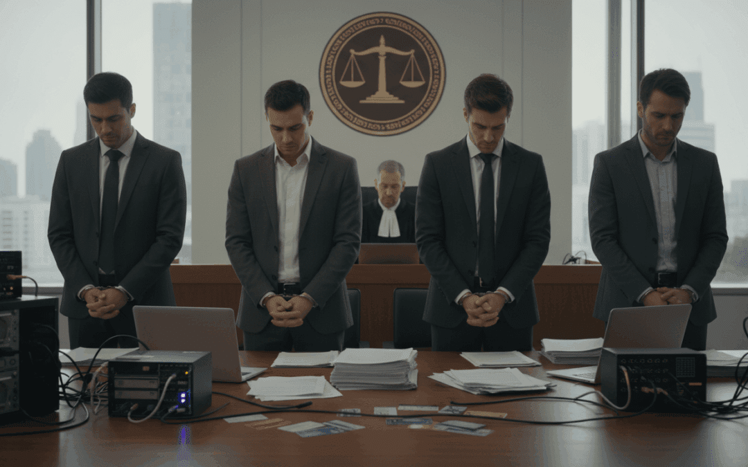 خمسة رجال يعترفون بالذنب في Computer Farm و ID Theft