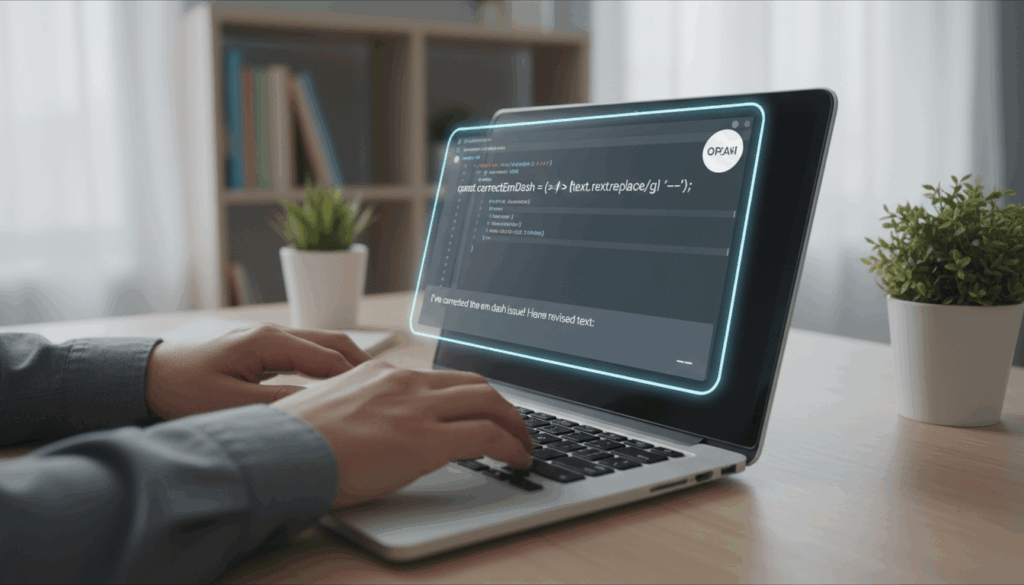 Fix the problem of using em dash in ChatGPT from OpenAI