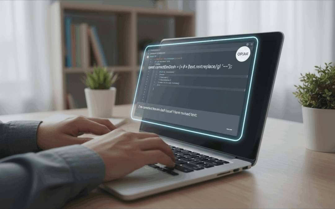 إصلاح مشكلة استخدام em dash في ChatGPT من OpenAI