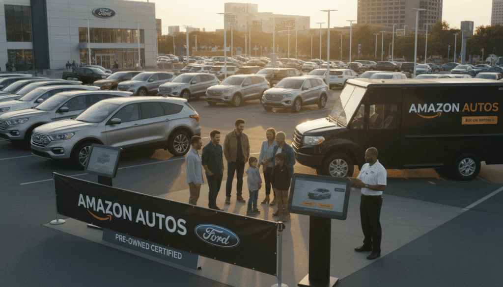 الصفحة الرئيسية Ford and Amazon boost used car sales through Amazon Autos