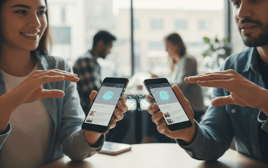 ميزة Gesture Exchange من Google تعزز مشاركة المعلومات على Android