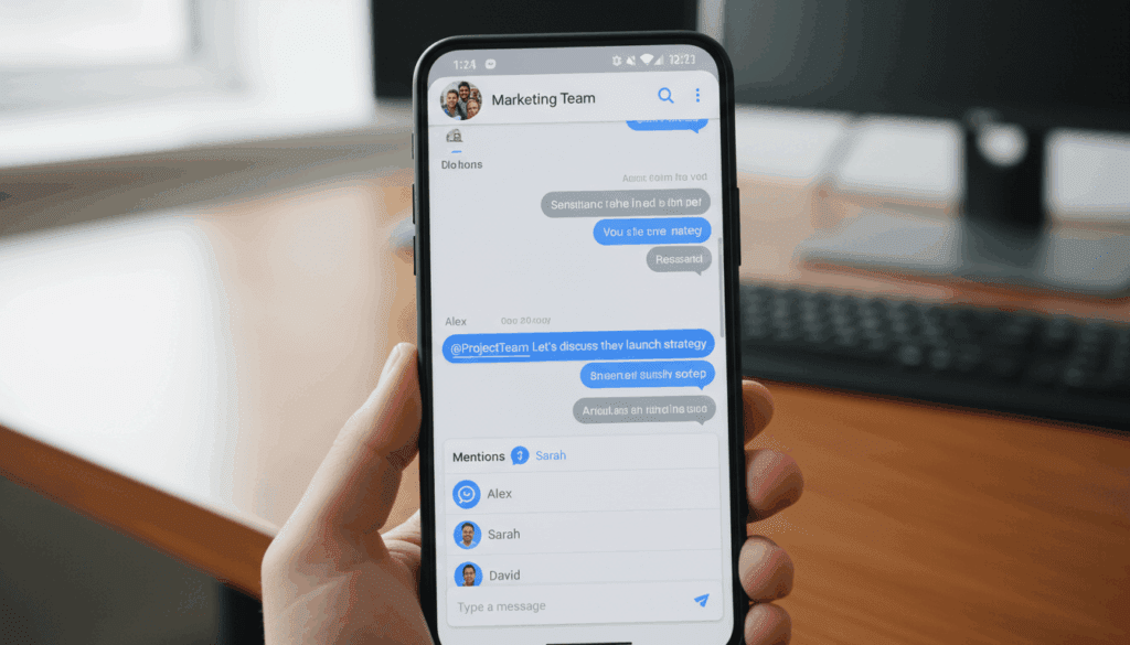 الصفحة الرئيسية Google Messages launches mentions feature to organize group chats