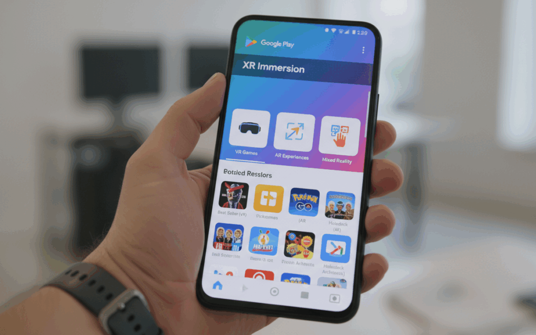 متجر Google Play يطلق قسم مخصص لتطبيقات XR وألعابها