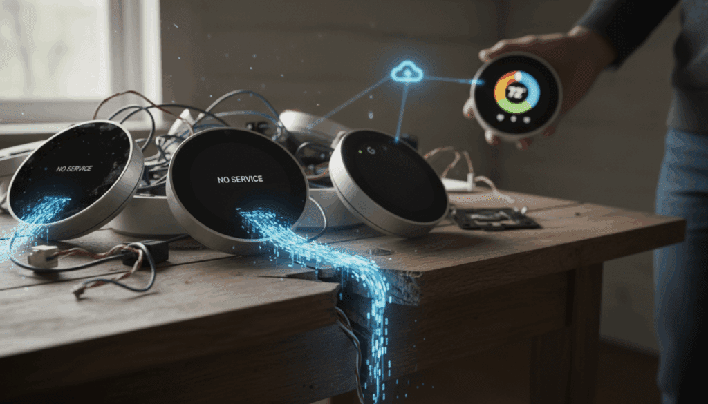 Google stops support for old Nest thermostats and user data is flowing