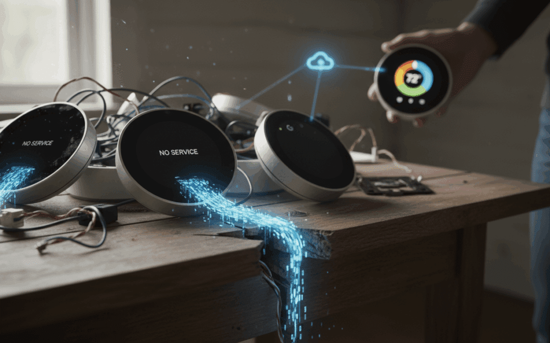 جوجل توقف دعم ترموستات Nest القديمة وبيانات المستخدمين تتدفق