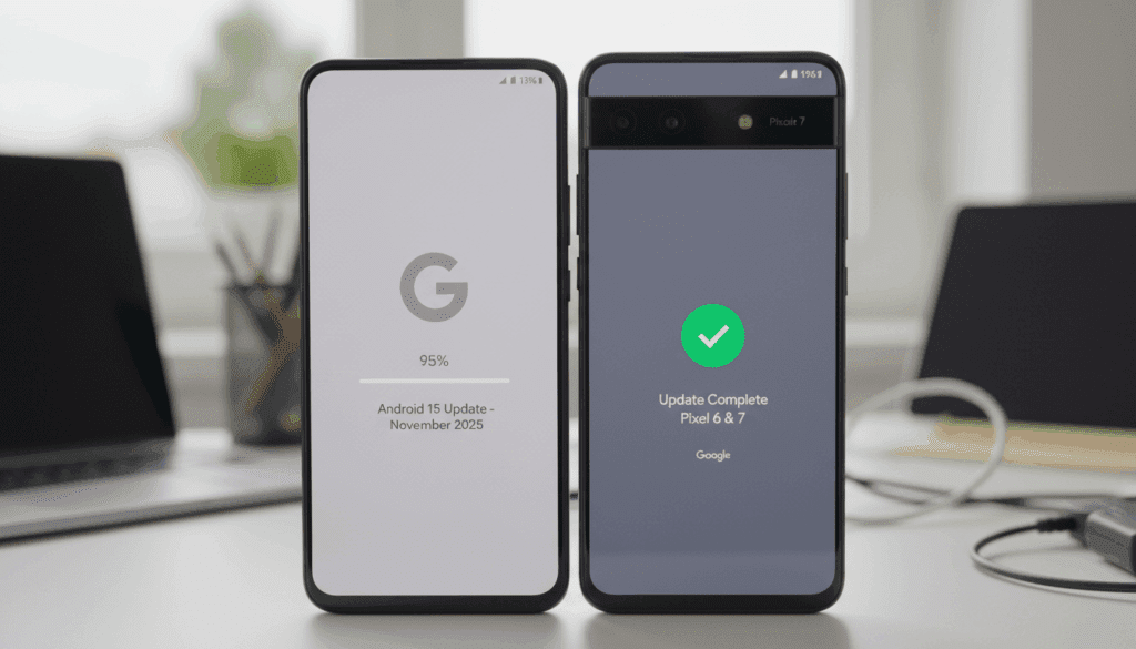 Google update for November 2025 for Pixel 6 and Pixel 7