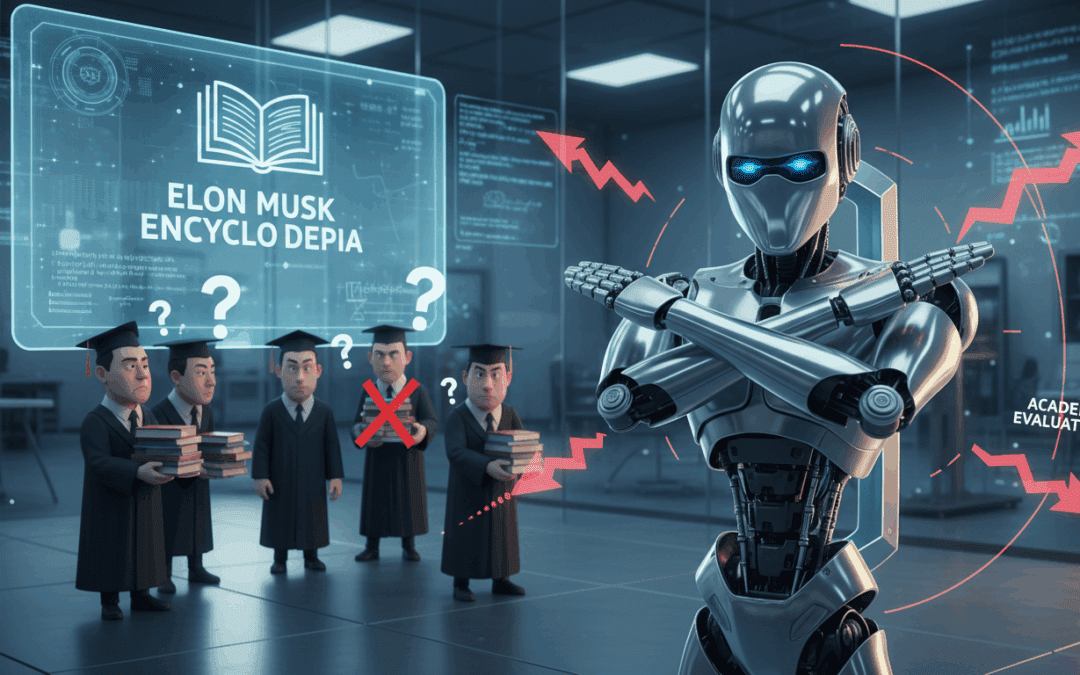 Grok لا يثق به الأكاديميون تقييم موسوعة Elon Musk