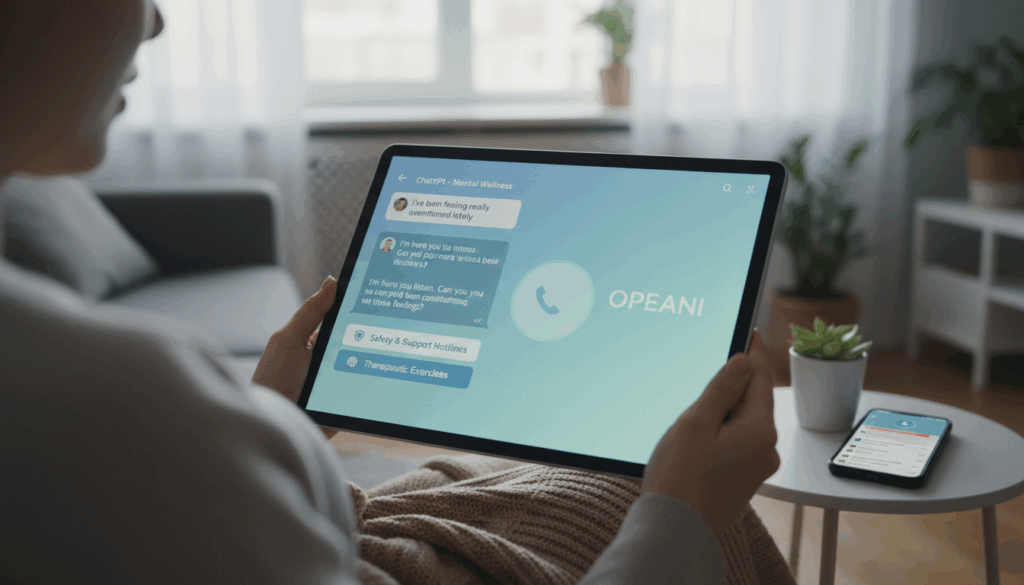 Improving ChatGPT for mental health users and safety calls