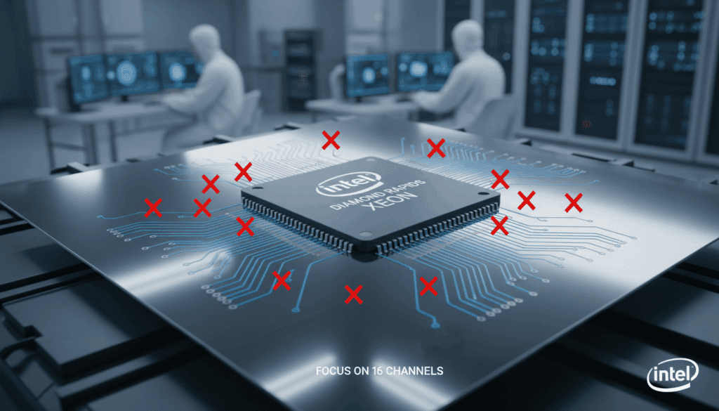 Intel cancels the 8channel chip in Diamond Rapids Xeon to focus on 16 channels