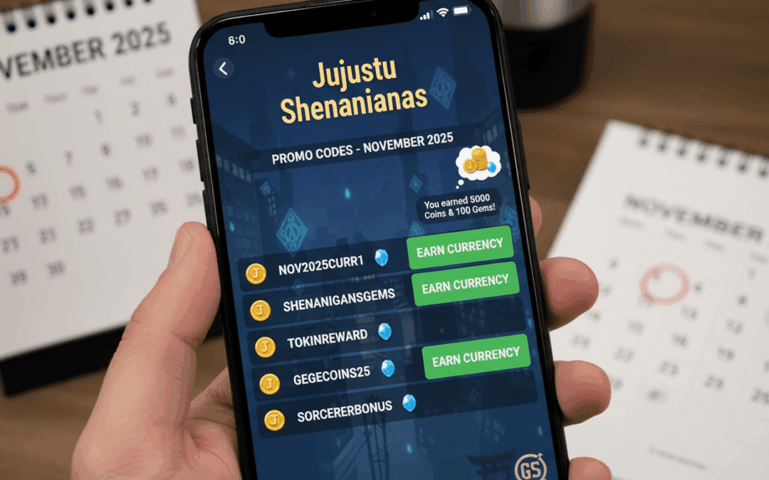 أكواد Jujutsu Shenanigans لشهر نوفمبر 2025 لتحصيل النقود