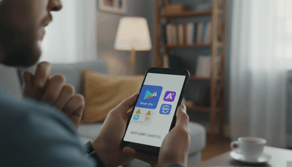 الصفحة الرئيسية Living with Android Between Play Store Fears and Alternative Options