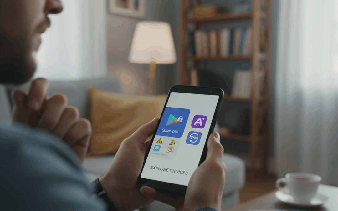 العيش مع Android بين مخاوف متجر Play والخيارات البديلة