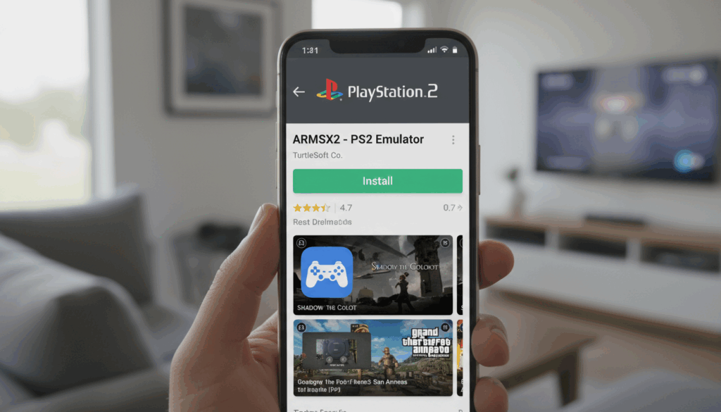 الصفحة الرئيسية PS2 emulator ARMSX2 is now available on the Google Play Store for users