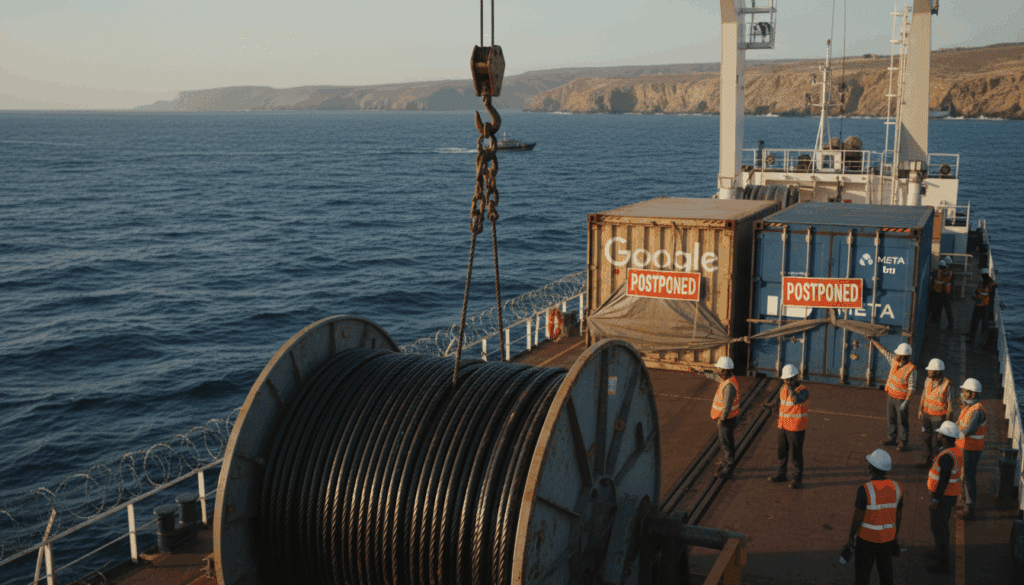 Postponement of Google and Metas cable projects in the Red Sea due to security risks