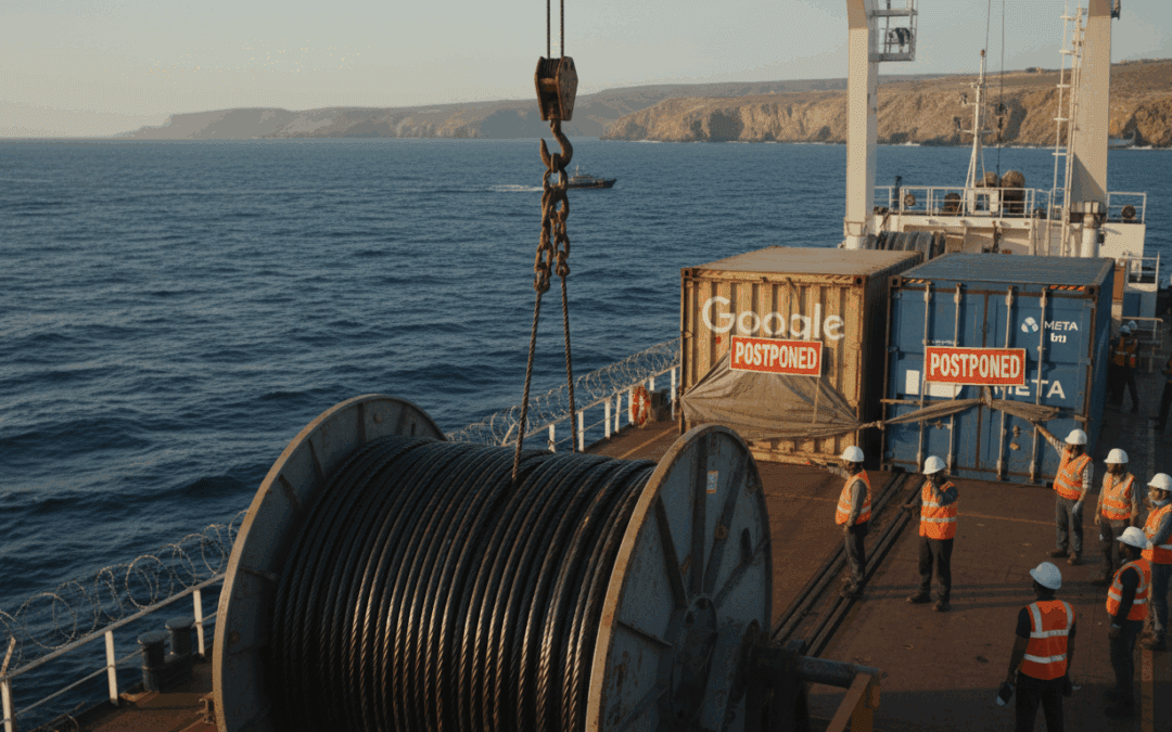 تأجيل مشاريع كابلات Google وMeta في البحر الأحمر بسبب المخاطر الأمنية