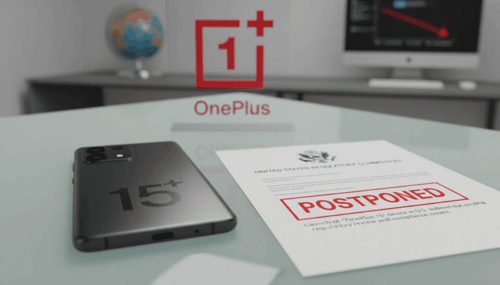 الصفحة الرئيسية Postponement of the OnePlus 15 launch in the United States for regulatory reasons