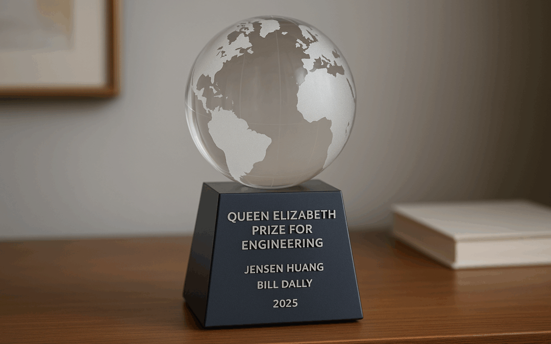 جائزة الملكة إليزابيث للهندسة لجينسن هوانغ وبل دايلي 2025