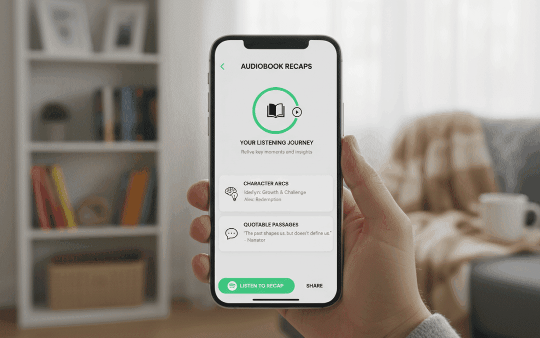 أداة Recaps من Spotify لتسهيل تجربة الكتب المسموعة