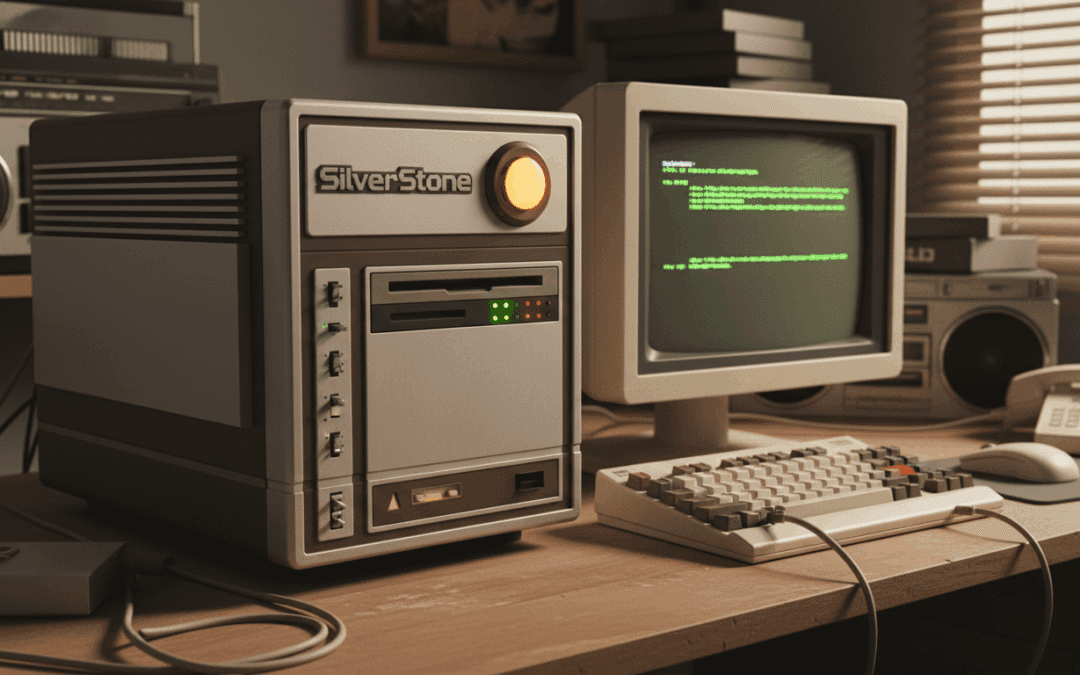 SilverStone FLP03 علبة micro-ATX بتصميم حواسيب الثمانينيات