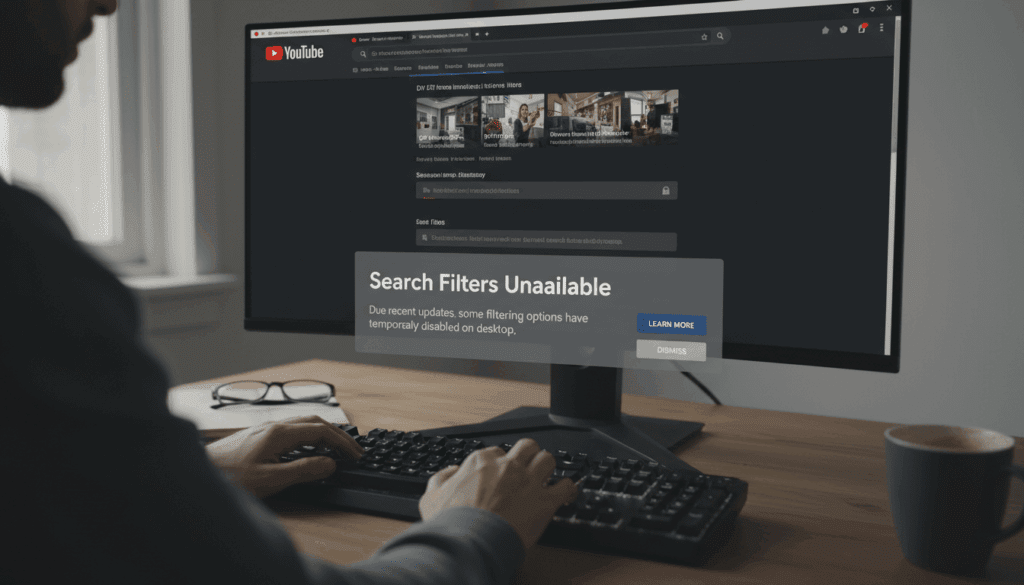 الصفحة الرئيسية Stop search filters on YouTube in desktop computers and how to deal with them
