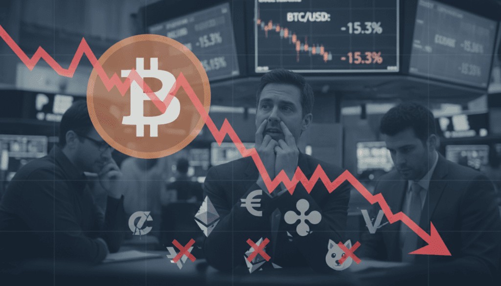 الصفحة الرئيسية The decline in the price of Bitcoin and its impact on the cryptocurrency market
