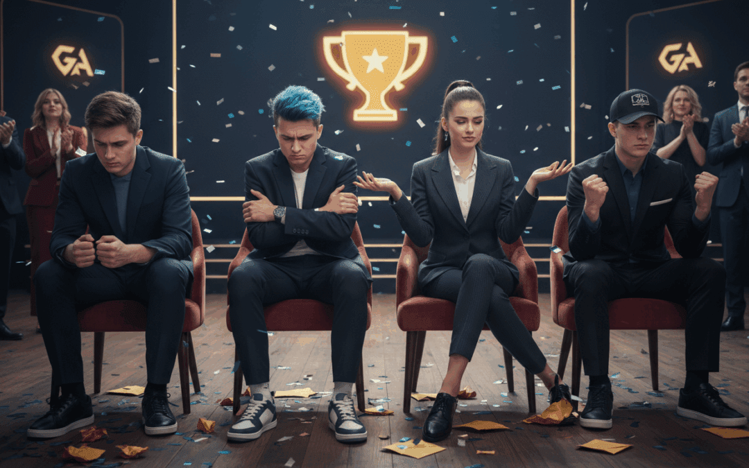 الشعور بالإحباط بين النجوم الشباب في جوائز الألعاب