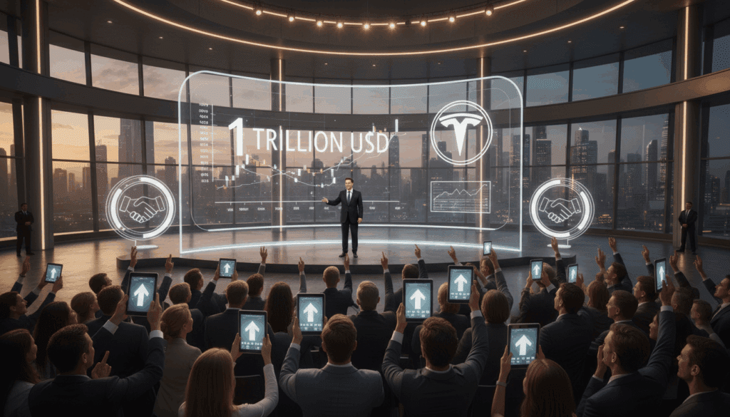 The future of Tesla and Elon Musk and the support of investors to compensate 1 trillion