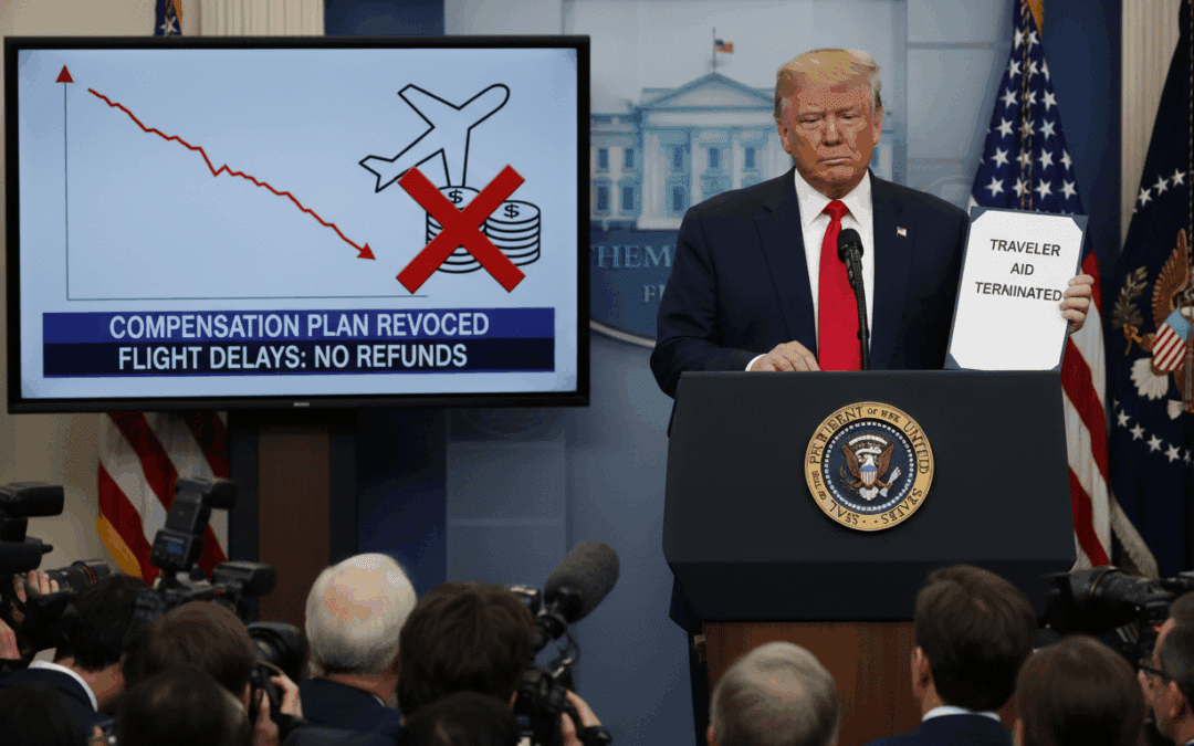 ترامب يلغي خطة Compensation المسافرين عن تأخيرات الرحلات