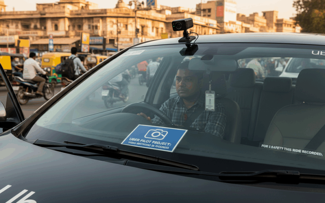 أوبر تطلق مشروع تجريبي لتسجيل الفيديو للسائقين في الهند