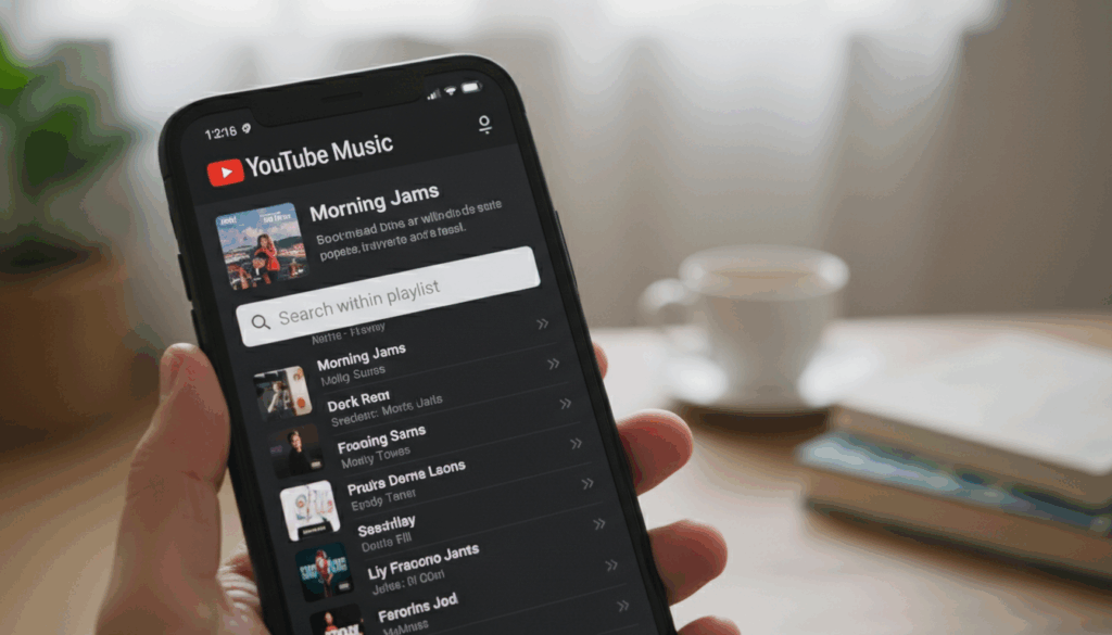 الصفحة الرئيسية YouTube Music is testing a feature for searching within playlists