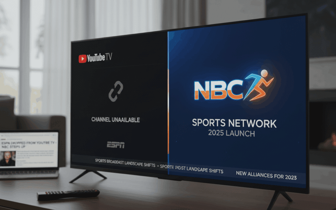 غياب ESPN عن YouTube TV وإطلاق NBC Sports Network 2025