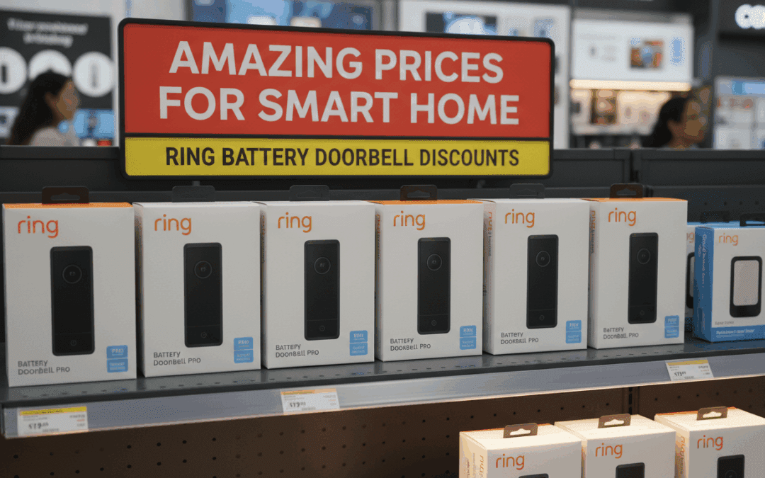 تخفيضات Ring Battery Doorbell أسعار مذهلة للمنزل الذكي