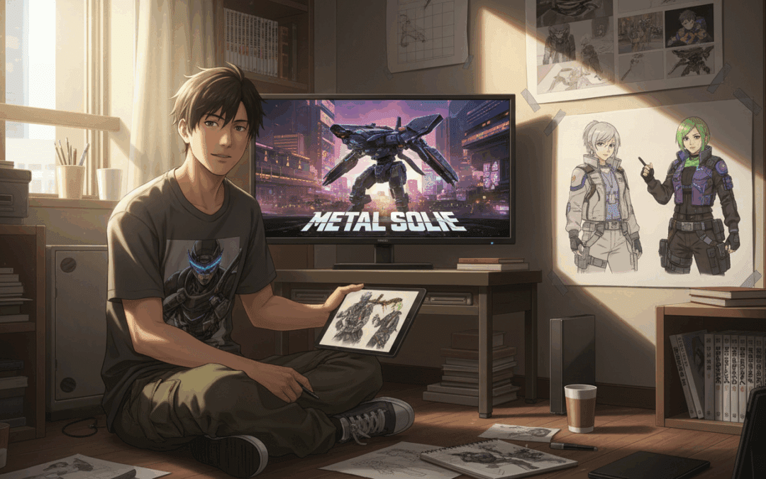 فنان يعيد تخيل Metal Gear كمشروع أنمي معاصر