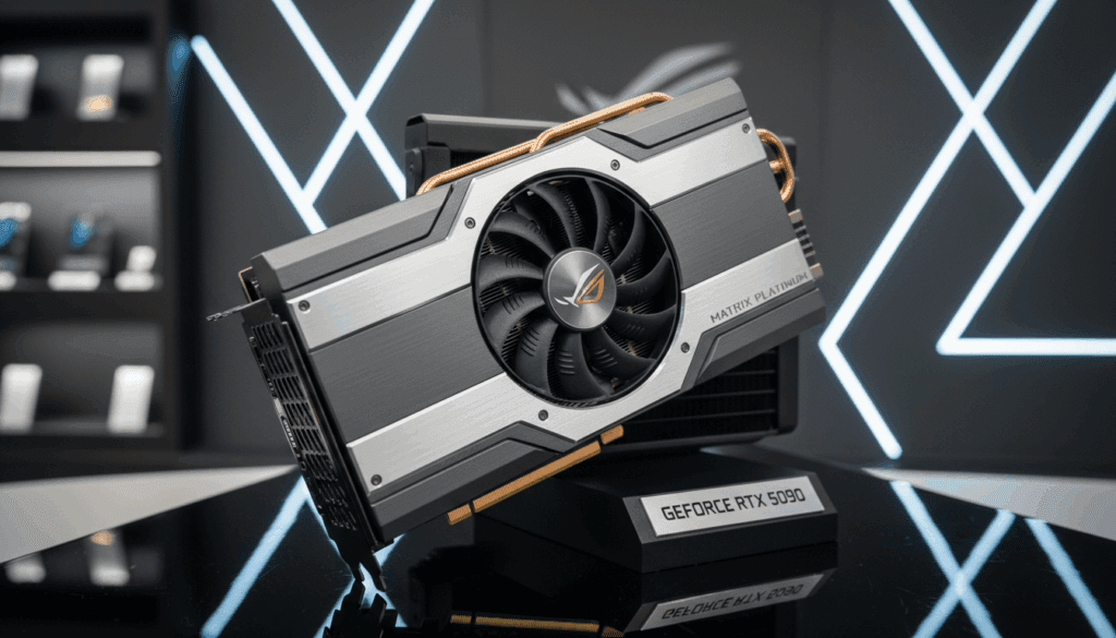 asus launched the rog matrix platinum geforce rtx 5090 at a high price