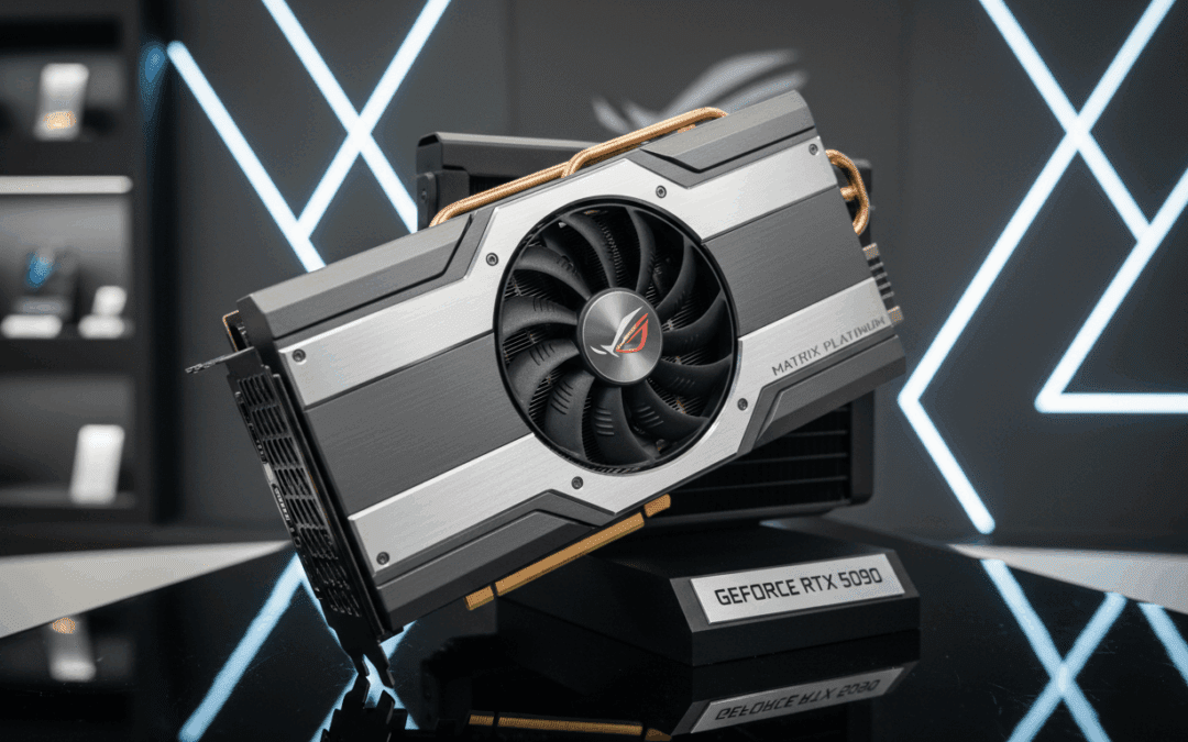 أطلقت Asus بطاقة ROG Matrix Platinum GeForce RTX 5090 بسعر مرتفع