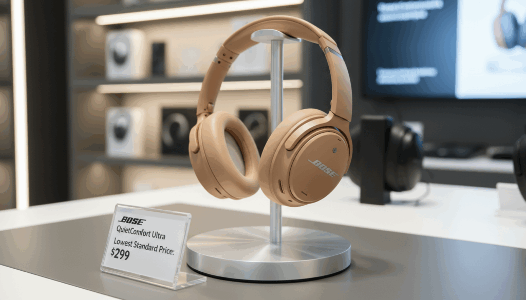 الصفحة الرئيسية bose quietcomfort ultra headphones at the lowest standard price of 299 dollars