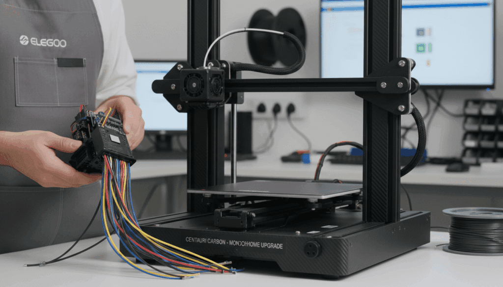 cancellation of the multicolor system for the elegoo centauri carbon 3d printer