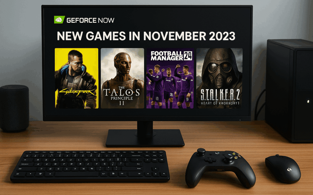 اكتشف ألعاب GeForce NOW الجديدة في نوفمبر 2023
