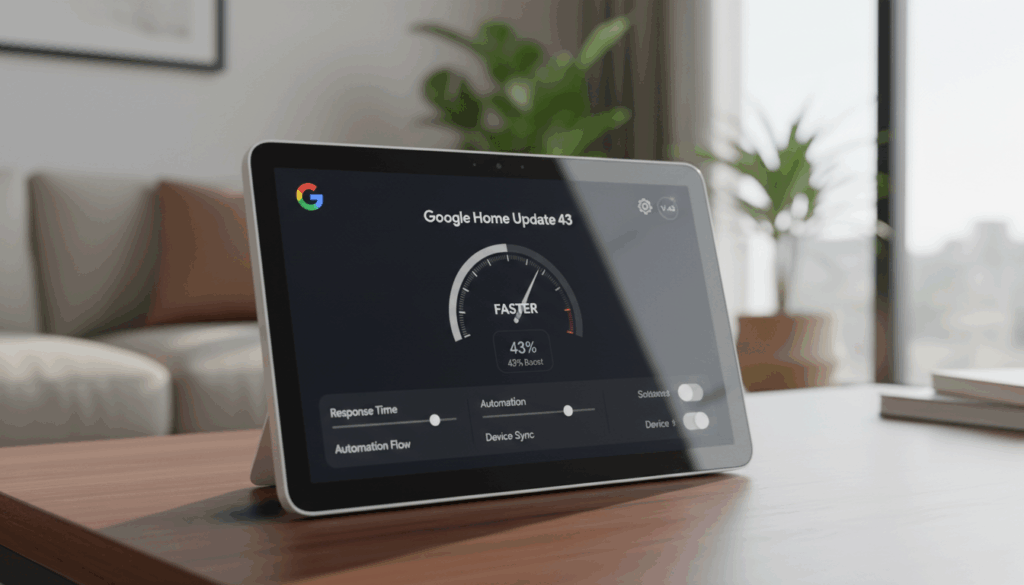 google home update 43 enhances speed control and features a sleek interface