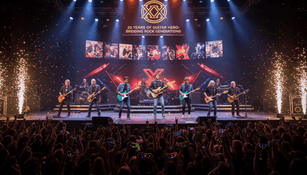 guitar hero at its twentieth birthday a bridge between generations of rock